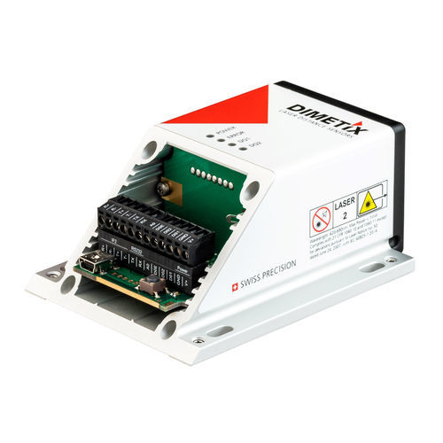 Sensor de distancia láser - DBN-50-050 - Dimetix AG - analógico / digital / IP65