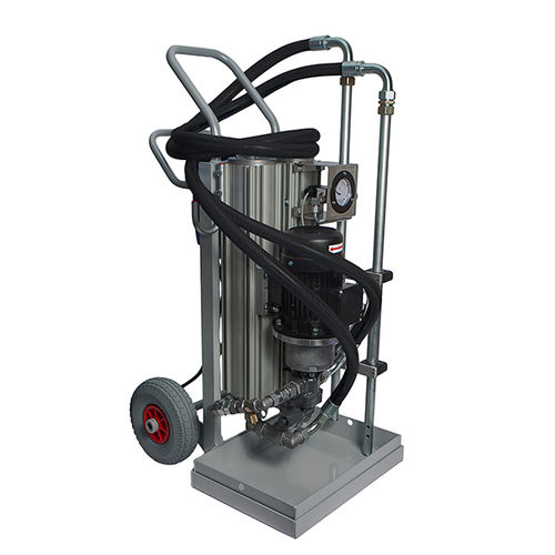 Filtro móvil - VariPure - RMF SYSTEMS B.V. - hidráulico / con cesta / fuera de línea
