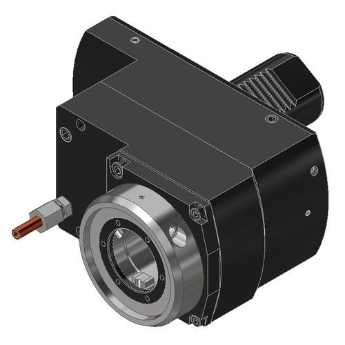 Portaherramienta recto - 50.40VX4SQT10RIK - EWS Weigele GmbH & Co. KG - VDI / con pinza / Weldon