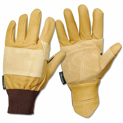 Guante de trabajo - FORESTIER - ROSTAING - anticortes / antivibración / de cuero