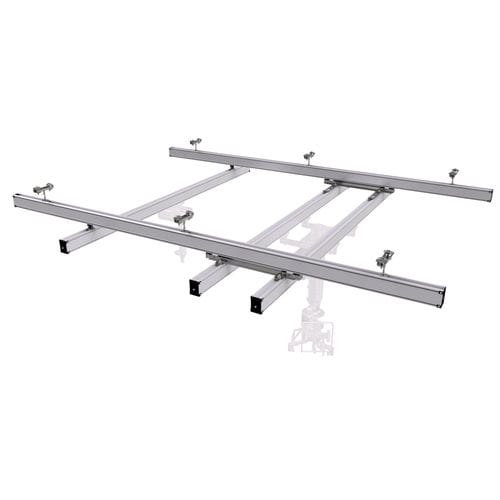 Puente grúa de riel doble - ZASCHE handling GmbH - suspendida / ligera / de aluminio