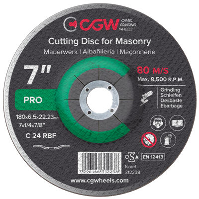 Disco tronzador para hormigón - Camel Grinding Wheels - para mármol / de acero / para amoladora manual