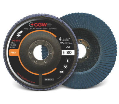 Disco de láminas con revestimiento de circonio - Camel Grinding Wheels - de acabado / para acero inoxidable