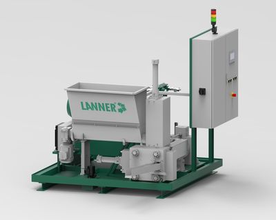 Briquetadora de viruta metálica - LB series - Lanner Anlagenbau - para lodos de esmerilado / automática
