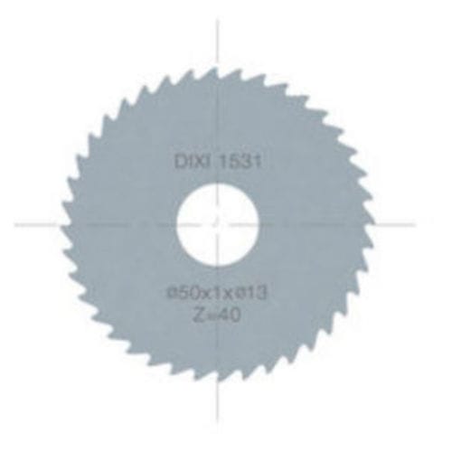Fresa sierra de carburo - DIXI 1531 series - DIXI Polytool - de metal / con dentado grueso