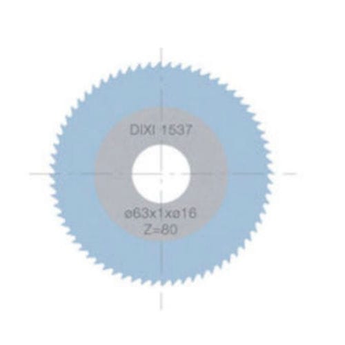 Fresa sierra de carburo - DIXI 1537 series - DIXI Polytool - para acero inoxidable