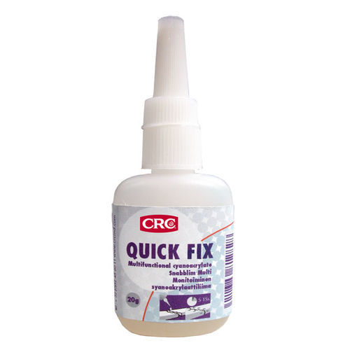 Cola cianoacrilato - QUICK FIX - CRC Industries France - para caucho / para plástico / para vidrio