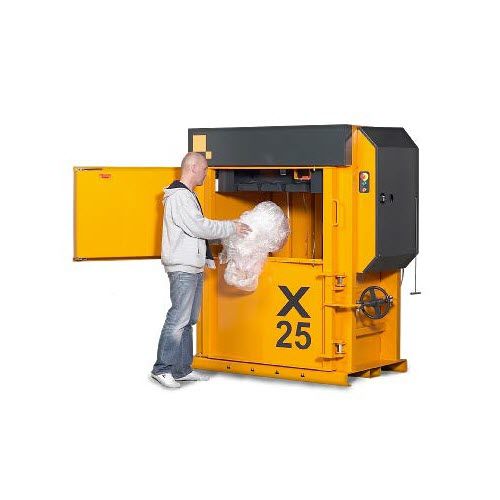 Prensa de balas para cartón - X25 - Bramidan Balers - para plástico / vertical / de carga frontal