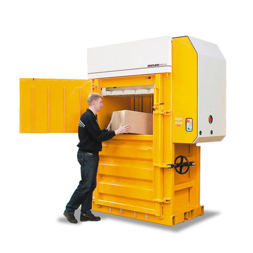 Prensa de balas para cartón - X50 - Bramidan Balers - para plástico / vertical / de carga frontal