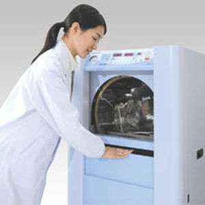 Autoclave de laboratorio - HRG-112/140 - Hirayama - con puerta hidráulica / de vacío / horizontal