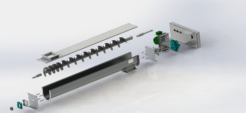 Transportador de tornillo - Syntron Material Handling - horizontal / vertical / inclinado