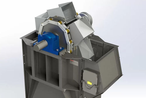 Elevador de cangilones para la industria agroalimentaria - Syntron Material Handling - accionado por correa / de cadena / de café