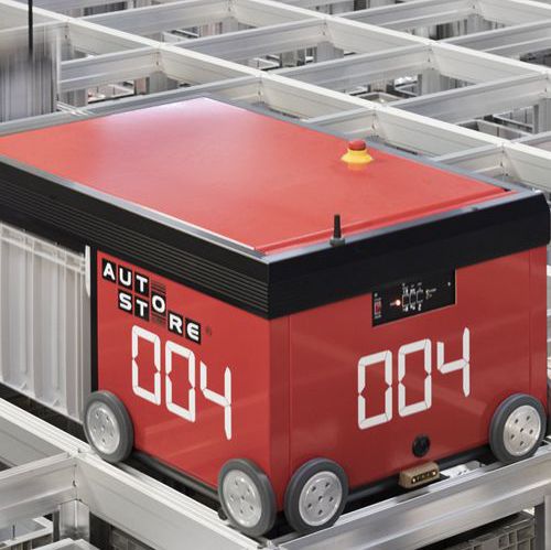 Sistema de almacenamiento de reserva - AutoStore Red Line - DEMATIC