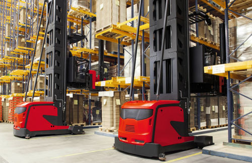 AGV de transporte - VNA - DEMATIC - de carga / para almacén
