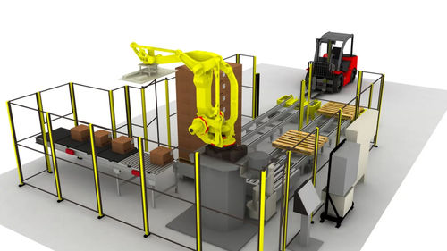 Paletizador robotizado - DEMATIC - de cartón / de cajas / de palés
