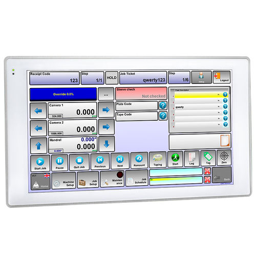 Interfaz hombre-máquina con pantalla táctil - HMIS15 - Sipro srl - empotrable / 1360 x 768 / Android 7.1