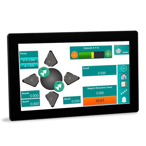 Monitor para interfaz HMI - MTFT15-W - Sipro srl - TFT-LCD / con pantalla táctil capacitiva / industrial