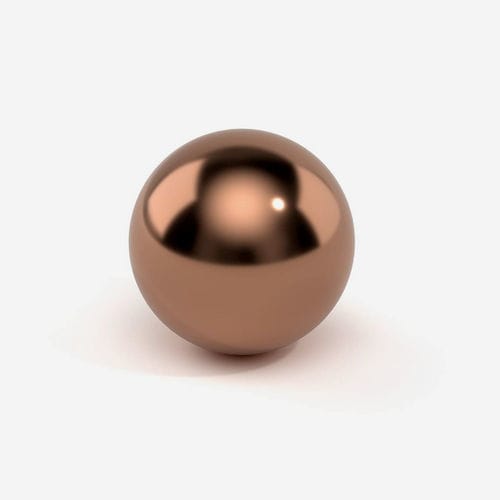Bola de bronce - RGPBALLS Srl - para rodamiento / para compuerta