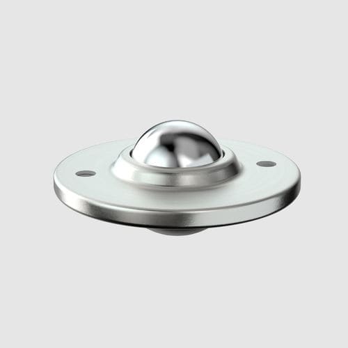 Rodillo esférico de acero inoxidable - SPS DV - RGPBALLS Srl - de acero / con zócalo cilíndrico