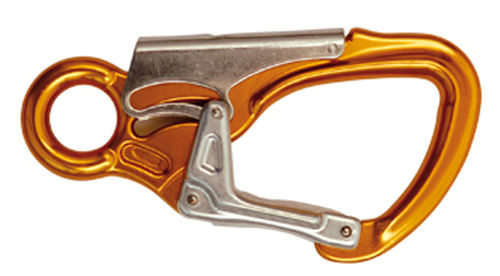 Mosquetón de seguridad para velero - ATTACK - SKYLOTEC GmbH - de metal / asimétrico