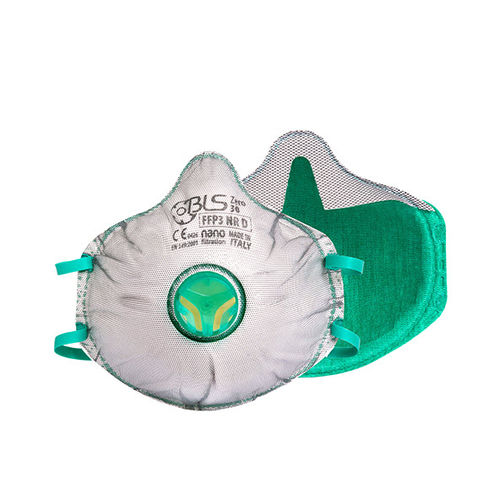 Máscara de protección desechable - ZERO series - B.L.S. S.r.l. - FFP3 / tipo copa / de carbón activado