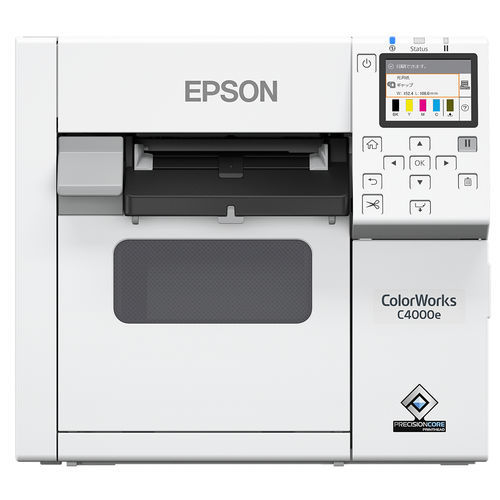Impresora de etiquetas de inyección de tinta - CW-C4000e series - EPSON Europe - de mesa