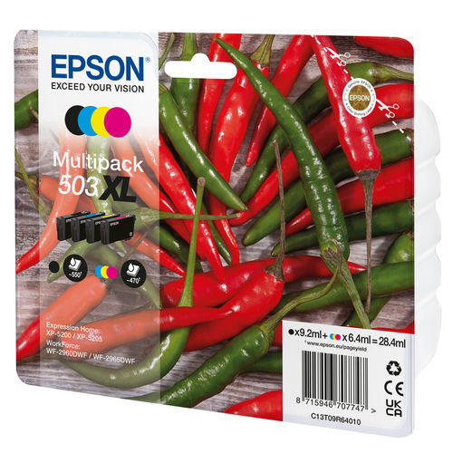 Tinta magenta - 503XL - EPSON Europe - amarilla / negra / azul