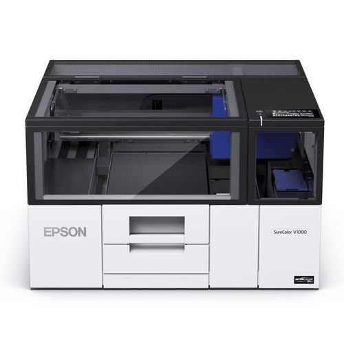 Impresora de gran formato de inyección de tinta UV - SureColor V1000 - EPSON Europe - de 4 colores / en plano