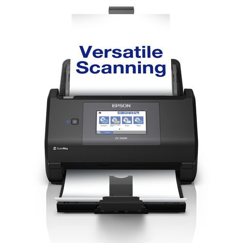Digitalizador de documentos de alta velocidad - ES-590W - EPSON Europe - táctil / de color / sin cable