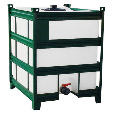 Contenedor IBC de almacenamiento - IBC-A series - ARICON GmbH - de polietileno / para líquido / con jaula de protección