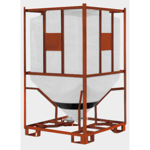 Depósito para productos a granel - TC/P series - ARICON GmbH - de polietileno / de fondo cónico / rectangular