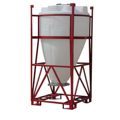 Cuba para material a granel - TCS/P series - ARICON GmbH - de polietileno / de fondo cónico / cilíndrica