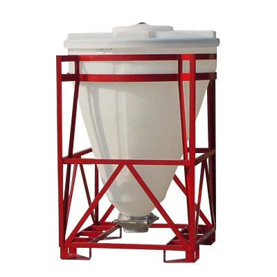 Depósito para productos a granel - TSA/P series - ARICON GmbH - de polietileno / de fondo cónico / vertical