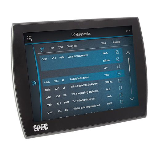 HMI de visualización - 6112 - Epec - con tecnología capacitiva proyectada / embarcado / 1024 x 768