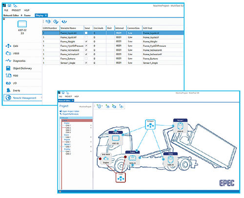 Software de programación - MultiTool - Epec - de interfaz / de desarollo / de mando