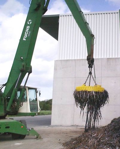 Electroimán de elevación con conmutación eléctrica - WOKO - de manipulación / para chapas / para chatarra
