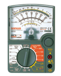 Multímetro analógico - SP21  - Sanwa Electric Instrument - portátil / 600 V / industrial