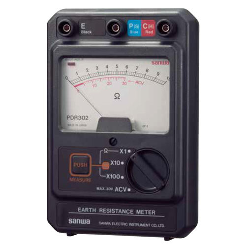 Comprobador de resistencia de tierra - PDR302 - Sanwa Electric Instrument - de masa / de detección / analógico