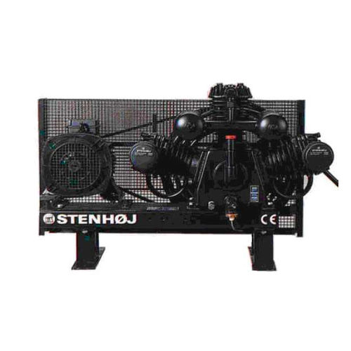 Compresor de pistón - KC series - STENHØJ - de aire / con motor eléctrico / estacionario