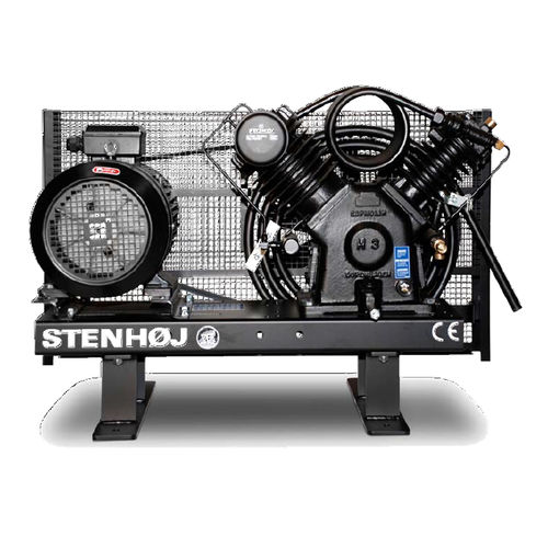 Compresor de pistón - H series - STENHØJ - de aire / con motor eléctrico / estacionario