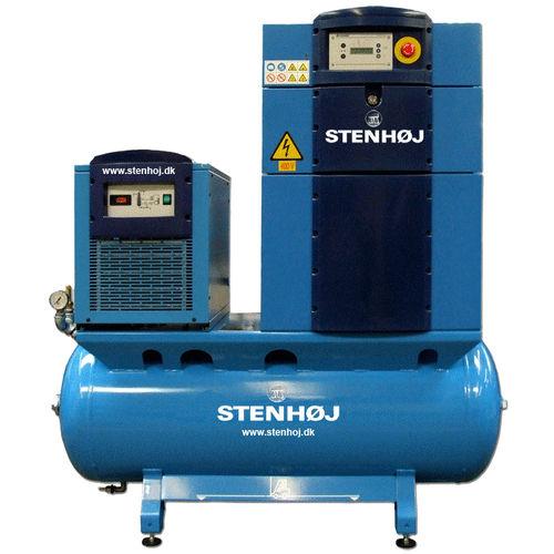 Compresor de tornillo - AP07A - AP11A / SR07-AP-A / SR11-AP-A - STENHØJ - de aire / con motor eléctrico / estacionario