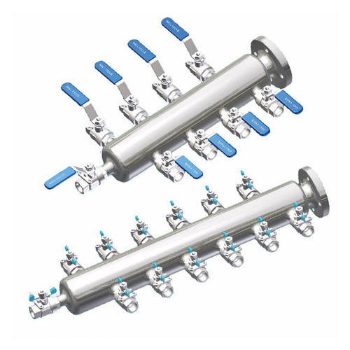 Manifold multivía - AHM  - Golden Mountain Enterprise - de acero inoxidable / para gas / de distribución