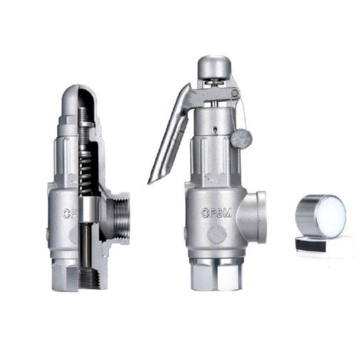 Válvula de seguridad de aire - N8S_N8LS - Golden Mountain Enterprise - para vapor / para agua / de PTFE