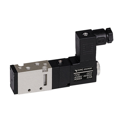 Distribuidor neumático de cajón - MV1 series - Sommer-Technik - accionado neumáticamente / accionado por solenoide / de 5/2 vías