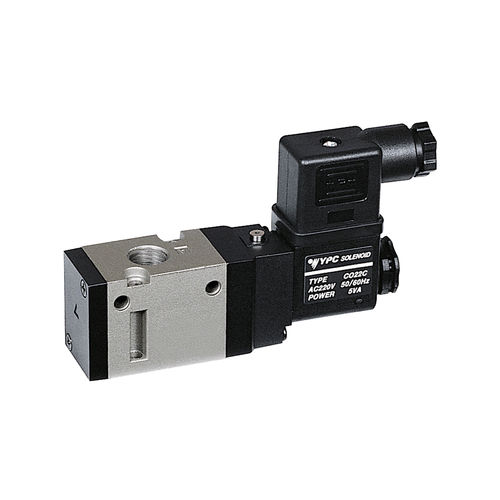 Distribuidor neumático de cajón - MV46-3214 series - Sommer-Technik - accionado neumáticamente / accionado por solenoide / de 3/2 vías