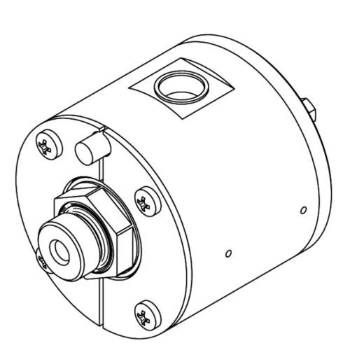 Racor giratorio para agua - 524100024E - SCHLEIFRING GmbH - para aire / para aceite / radial