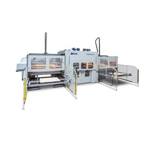 Termoformadora para placas twin sheet - masterform - CMS S.p.A. - para pieza de materiales compuestos / automática / compacta