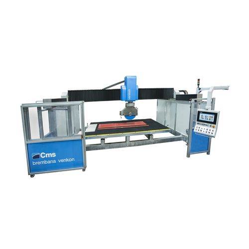 Cortadora de puente CNC - brembana venkon - CMS S.p.A. - 5 ejes / para cerámica / para piedra
