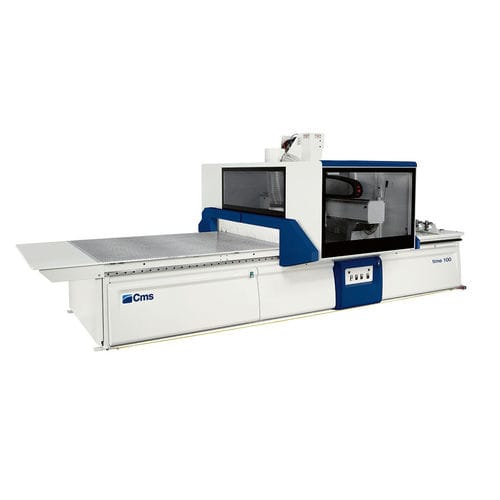 Centro de mecanizado CNC 3 ejes - time 100 - CMS S.p.A. - vertical / para material plástico / con pórtico móvil