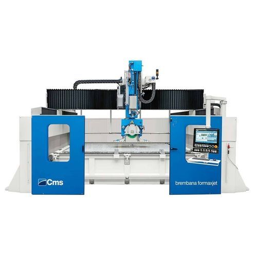 Cortadora de puente CNC - brembana formax jet - CMS S.p.A. - 5 ejes / para cerámica / para mármol